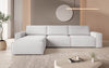 Luxuriöses Modulares Ecksofa Yuma L: Stilvoll, Bequem, Anpassbar, Bouclé-Stoff