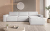 Luxuriöses Modulares Ecksofa Yuma L: Stilvoll, Bequem, Anpassbar, Bouclé-Stoff
