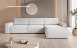 Lade das Bild in den Galerie-Viewer, Luxuriöses Modulares Ecksofa Yuma L: Stilvoll, Bequem, Anpassbar, Bouclé-Stoff
