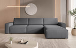 Lade das Bild in den Galerie-Viewer, Luxuriöses Modulares Ecksofa Yuma L: Stilvoll, Bequem, Anpassbar, Bouclé-Stoff
