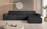 Lade das Bild in den Galerie-Viewer, Yuma L Modulares Cord Ecksofa mit Schlaffunktion und Stauraum
