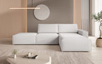 Lade das Bild in den Galerie-Viewer, Luxuriöses Modulares Ecksofa Yuma mit Bouclé-Stoff und Beistellhocker – Perfekt für Ihr Wohnzimmer

