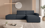 Lade das Bild in den Galerie-Viewer, Luxuriöses Modulares Ecksofa Yuma mit Bouclé-Stoff und Beistellhocker – Perfekt für Ihr Wohnzimmer
