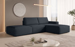 Lade das Bild in den Galerie-Viewer, Luxuriöses Modulares Ecksofa Yuma mit Bouclé-Stoff und Beistellhocker – Perfekt für Ihr Wohnzimmer
