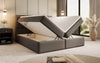 Aurelia Boxspringbett Kunstleder, cleverem Stauraum, inklusive Premium Topper