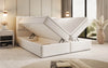 Aurelia Boxspringbett Kunstleder, cleverem Stauraum, inklusive Premium Topper