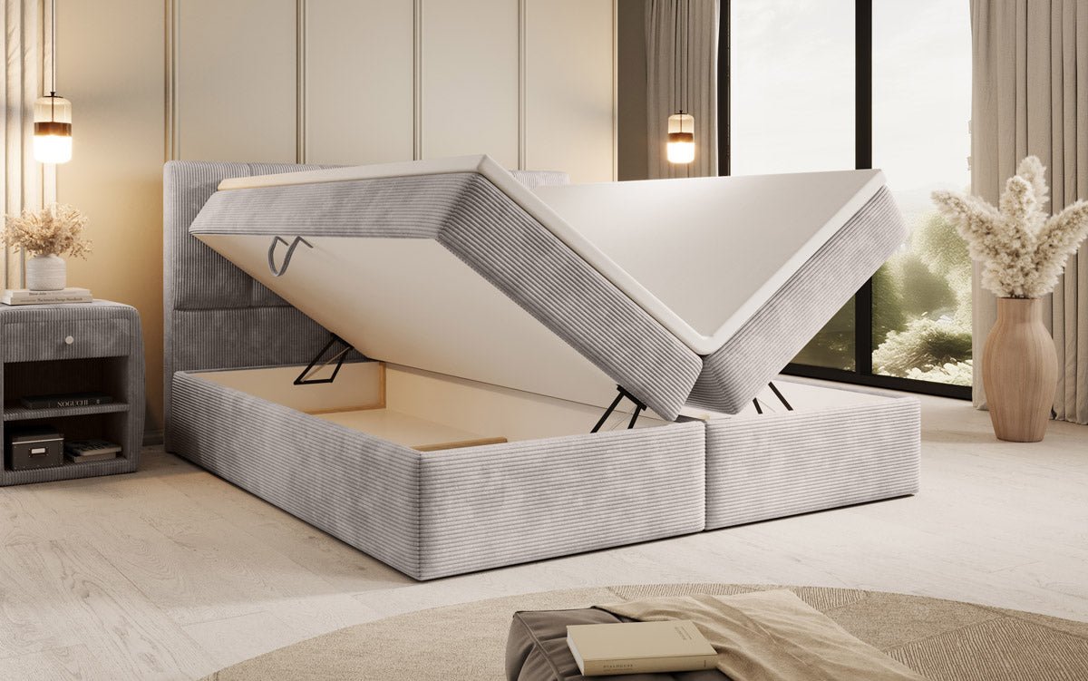 Aurelia Kord Boxspringbett mit Stauraum – Luxuriöser Schlafkomfort & Praktische Aufbewahrung