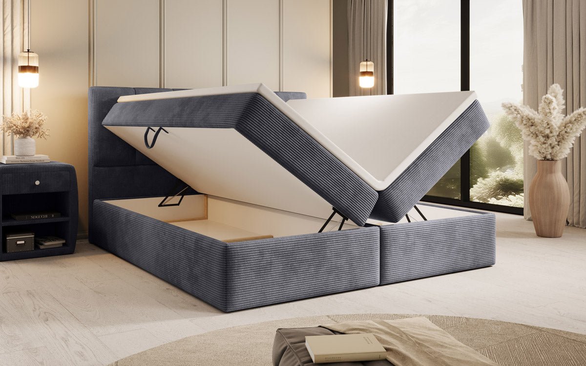 Aurelia Kord Boxspringbett mit Stauraum – Luxuriöser Schlafkomfort & Praktische Aufbewahrung
