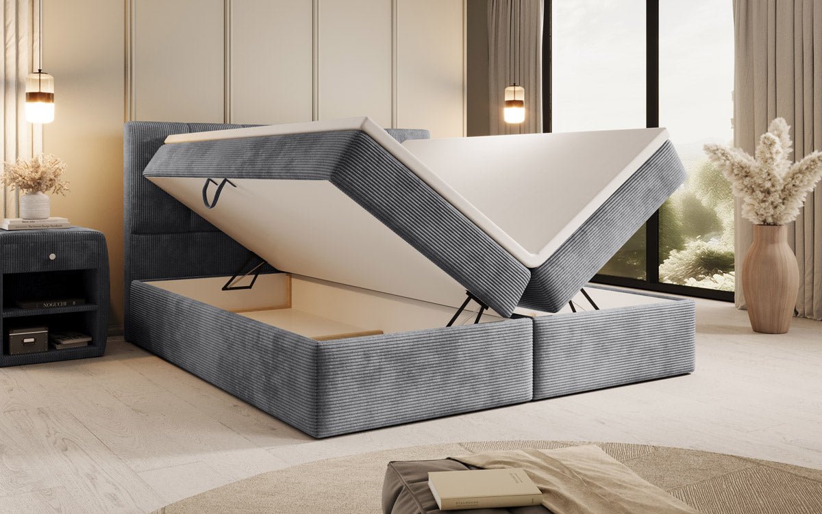 Aurelia Kord Boxspringbett mit Stauraum – Luxuriöser Schlafkomfort & Praktische Aufbewahrung