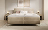 Leona Luxus Samt Boxspringbett mit Geräumigem Stauraum und Komfort Topper