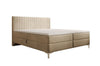 Leona Luxus Samt Boxspringbett mit Geräumigem Stauraum und Komfort Topper