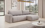Lade das Bild in den Galerie-Viewer, Modernes Designer Ecksofa Venezia mit Schlaffunktion, Stauraum, und Stoffbezug
