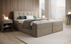 Luxuriöses Samt Boxspringbett Amalia: Ultimativer Schlafkomfort & Eleganz mit Stauraum