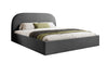 Luxuriöses Designer Polsterbett Lorelei mit Bouclé-Stoff & Cleverem Stauraum