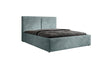 Luxuriöses Designer Polsterbett Elara aus Cord mit viel Stauraum