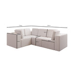 Lade das Bild in den Galerie-Viewer, Modulares Gartensofa Eden L: Flexibles Outdoor Lounge Set für Ihren Garten
