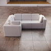 Modulares Gartensofa Eden L: Flexibles Outdoor Lounge Set für Ihren Garten