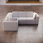 Lade das Bild in den Galerie-Viewer, Modulares Gartensofa Eden L: Flexibles Outdoor Lounge Set für Ihren Garten
