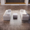 Modulares Outdoor Lounge Sofa Set Eden – Wetterfest, Komfortabel, Vielseitig