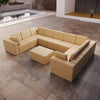 Premium Gartensofa Bezug Eden U Closed Wasserdicht UV-Schutz Reißfest Langlebig