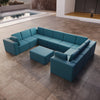 Premium Gartensofa Bezug Eden U Closed Wasserdicht UV-Schutz Reißfest Langlebig