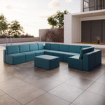 Lade das Bild in den Galerie-Viewer, Robuster Gartensofa Bezug Eden U Hocker Wasserabweisend UV-Schutz Langlebig Outdoor
