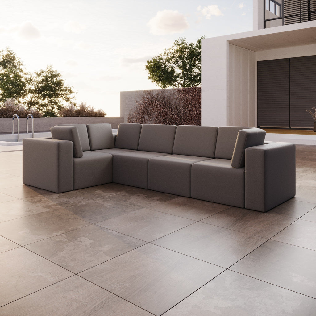 Luxuriöses Modulares Gartensofa Eden L Maxi – Wetterfest & Komfortabel