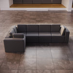 Lade das Bild in den Galerie-Viewer, Luxuriöses Modulares Gartensofa Eden L Maxi – Wetterfest &amp; Komfortabel

