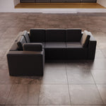 Lade das Bild in den Galerie-Viewer, Modulares Gartensofa Eden L: Flexibles Outdoor Lounge Set für Ihren Garten
