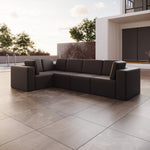Lade das Bild in den Galerie-Viewer, Luxus Wetterfester Bezug für Eden L Maxi Gartensofa – UV-Beständiger Outdoor Schutz

