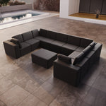 Lade das Bild in den Galerie-Viewer, Premium Gartensofa Bezug Eden U Closed Wasserdicht UV-Schutz Reißfest Langlebig
