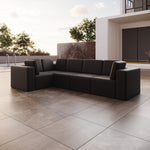 Lade das Bild in den Galerie-Viewer, Luxus Wetterfester Bezug für Eden L Maxi Gartensofa – UV-Beständiger Outdoor Schutz
