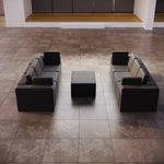 Lade das Bild in den Galerie-Viewer, Modulares Eden Gartensofa Lounge Set – Wetterfest, Flexibel &amp; Komfortabel für Ihren Garten
