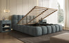 Designer Polsterbett Boston Kordstoff mit Stauraum – Luxuriös, Modern, Komfortabel