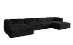 Lade das Bild in den Galerie-Viewer, Gemütliches U-förmiges Cord-Sofa: Luxuriöser Komfort mit Schlaffunktion und Stauraum
