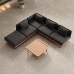 Lade das Bild in den Galerie-Viewer, Nouri Modulares Garten-Ecksofa: Luxuriöse Aevora™ Lounge für Außenbereiche

