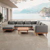 Luxuriöse Nouri Aevora Designer Outdoor Wohnlandschaft – Modulares Wetterfestes Garten Lounge Sofa Set