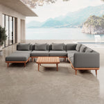 Lade das Bild in den Galerie-Viewer, Luxuriöse Nouri Aevora Designer Outdoor Wohnlandschaft – Modulares Wetterfestes Garten Lounge Sofa Set
