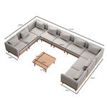 Lade das Bild in den Galerie-Viewer, Luxuriöse Nouri Outdoor Wohnlandschaft – Aevora Kollektion für Garten
