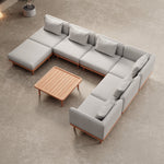 Lade das Bild in den Galerie-Viewer, Nouri Aevora™ Luxus Outdoor Wohnlandschaft – Modulares Gartensofa mit Sunbrella Stoff
