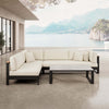 Luxuriöse Vayla Ecklounge Gartenmöbel Set mit Sunbrella® Polstern & Aluminiumrahmen