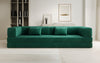 Luxuriöses XXL Designer Samt Sofa mit Schlaffunktion, Stauraum und Komfort