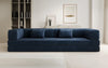 Luxuriöses XXL Designer Samt Sofa mit Schlaffunktion, Stauraum und Komfort