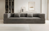 Luxuriöses XXL Designer Samt Sofa mit Schlaffunktion, Stauraum und Komfort