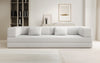 Luxuriöses XXL Designer Bouclé Sofa – 3 Sitzer mit Schlaffunktion & Stauraum