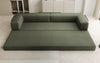 Luxuriöses XXL Designer Bouclé Sofa – 3 Sitzer mit Schlaffunktion & Stauraum