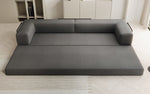 Lade das Bild in den Galerie-Viewer, Luxuriöses XXL Bouclé Designer Sofa mit Schlaf- und Stauraumfunktion
