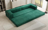 Luxuriöses XXL Designer Samt Sofa mit Schlaffunktion, Stauraum und Komfort