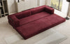 Luxuriöses XXL Designer Samt Sofa mit Schlaffunktion, Stauraum und Komfort