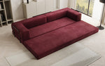 Lade das Bild in den Galerie-Viewer, Luxuriöses XXL Designer Samt Sofa mit Schlaffunktion, Stauraum und Komfort
